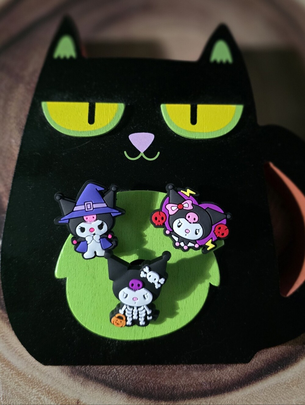 Sanrio Kuromi Halloween Croc Charms